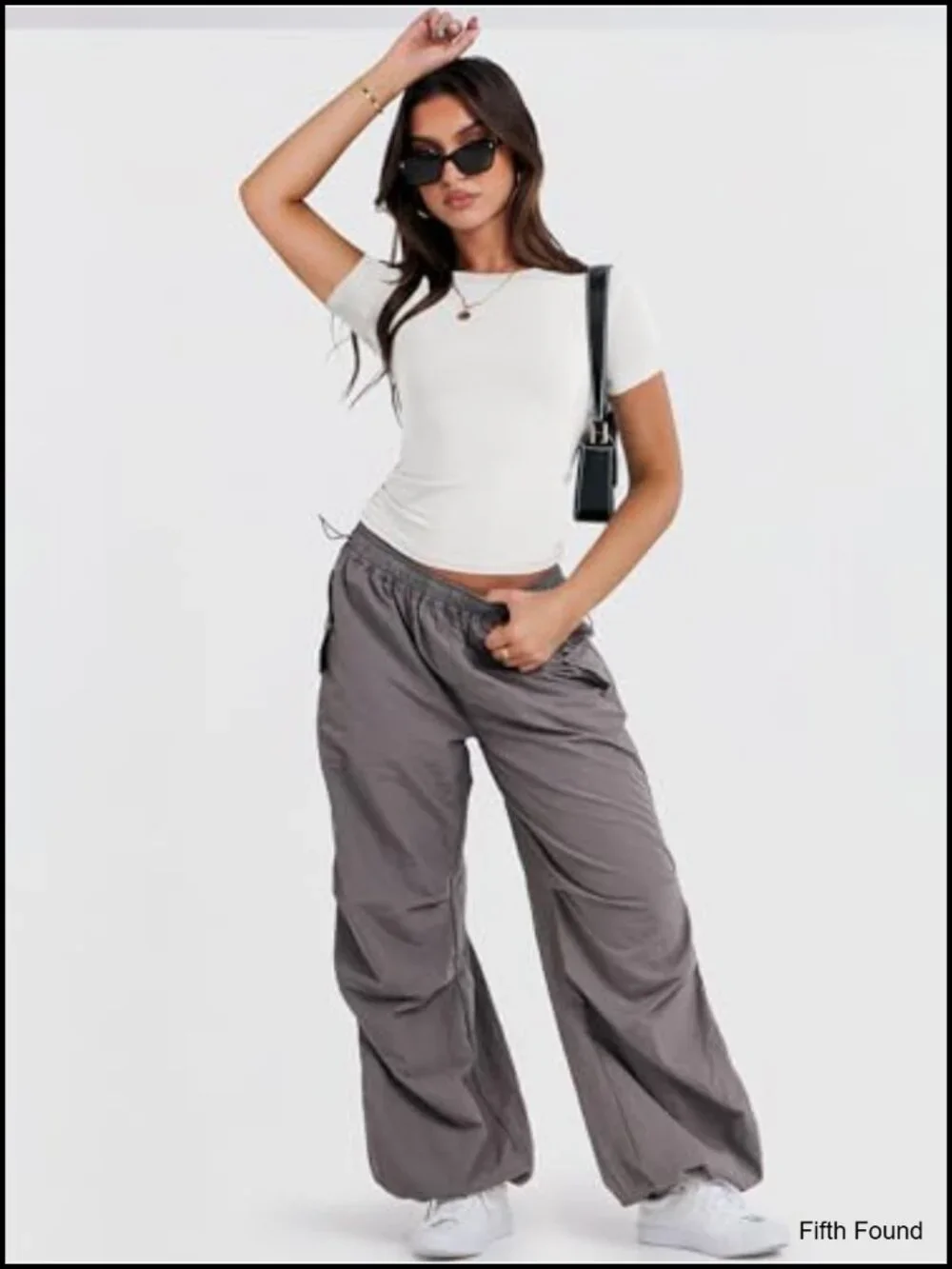 Slim Fit Crew Neck T-Shirt Short Sleeve Crop Top Basic Tee